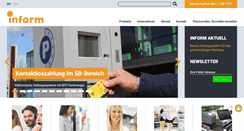 Desktop Screenshot of inform.at