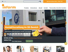 Tablet Screenshot of inform.at